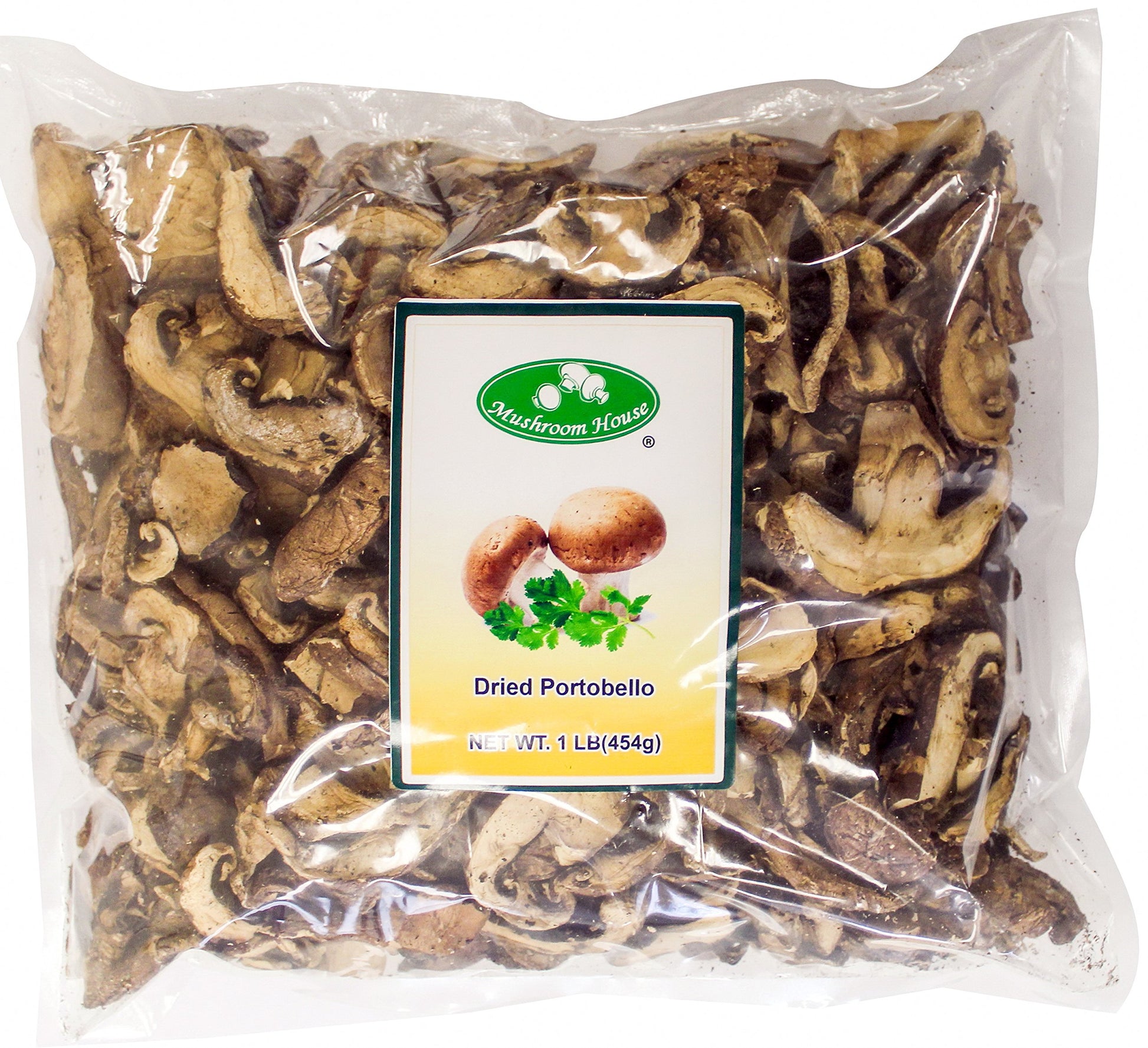Mushroom House Dried Portobello Mushroom Slices, 1 Lb