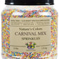 India Tree Nature's Colors Carnival Mix Sprinkles, 2.9-Pound Jar, Naturally Colored Sprinkle With Vegetable Colorants, Kosher