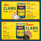 Snows Ocean Chopped Clams Canned, 51 oz Can - 7g Protein per Serving - Gluten Free, No MSG, 99% Fat Free - Great for Pasta & Se