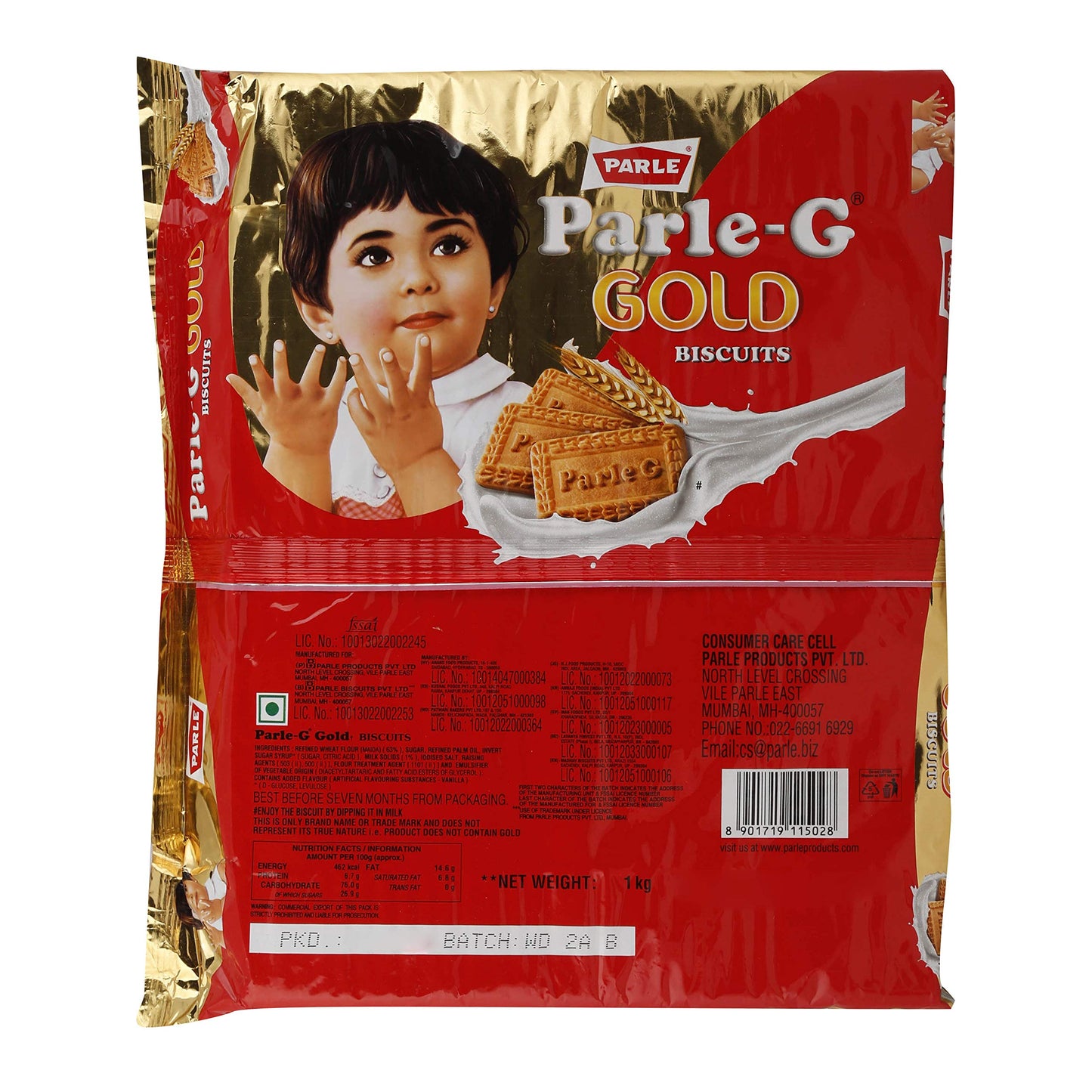 Parle G Gold 1 Kg Big Pack