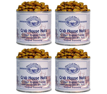 Blue Crab Bay Co. Crab House Nuts, 12-Ounce Packages (Pack of 4)