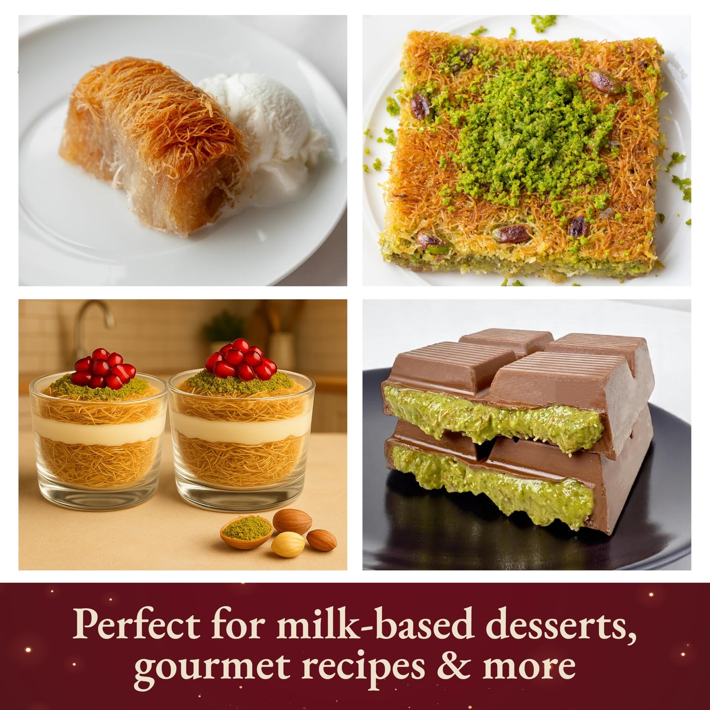 Gulluoglu Dried & Shredded Kataifi - 150G - 0.33Lb Kadayif Chopped Fillo Dough, Shredded Phyllo, Kadayif Pastry Dough, Knafeh, K