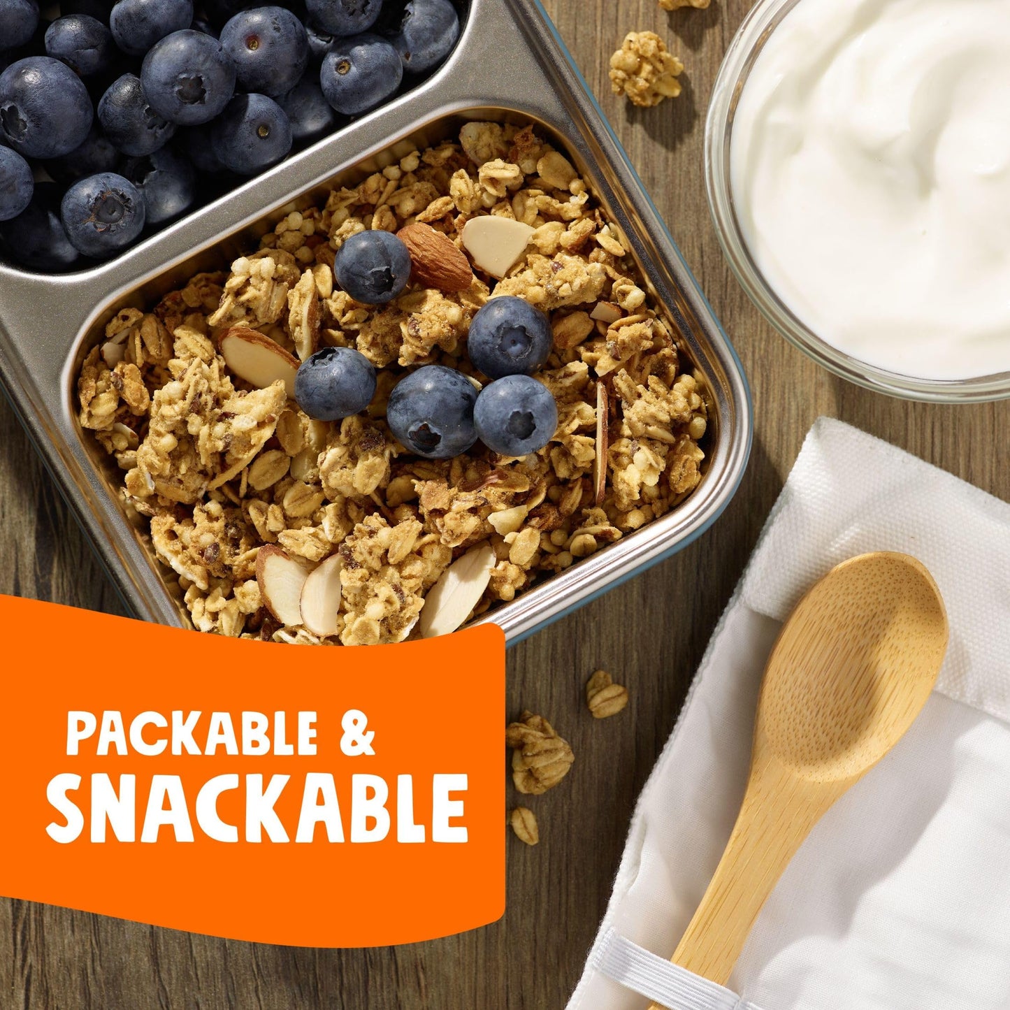 Bear Naked Fit Granola Cereal, Vegan, Breakfast Snacks, Vanilla Almond, 12Oz Bag (1 Bag)