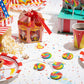 24 Circus Rainbow Lollipops Individually Wrapped, Bursting With Fruity Flavor, Great Swirl Lollipops For Kids Birthday Parties,