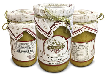 Prissy's of Vidalia Onion Mustard, 8 Ounce (Pack of 3)
