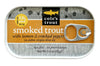 Coles Smoked Trout Fillet with Lemon & Cracked Pepper, 3.2oz Hand-Packed, High Protein, Preservative Free