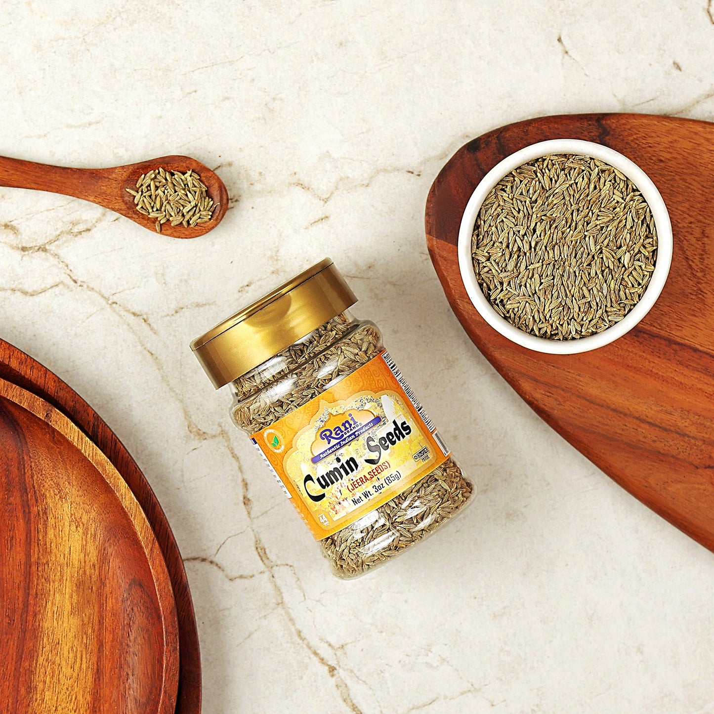 Rani Cumin Seeds Whole (Jeera) Spice, 3oz (85g), All Natural, Gluten Friendly, NON-GMO, Vegan, Indian Origin