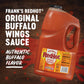 Franks RedHot Buffalo Wings Sauce, 1 Gallon Bulk Container, Spicy Flavor, Perfect for Wings, Dressings, Dips, Red Color