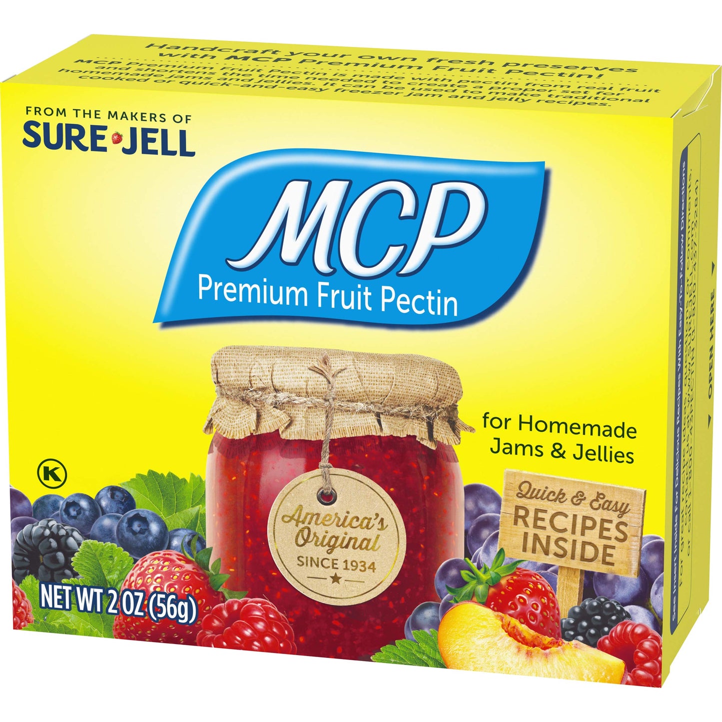 SURE-JELL Premium Fruit Pectin, 8 Count, 16 Ounce, Model 00043000076071