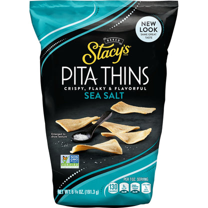 Stacys Simply Naked Pita Thins, 6.7 Ounce (Pack of 8)