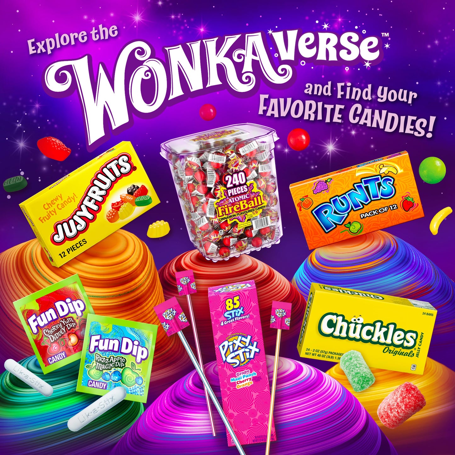 Wonka Red Hots, Cinnamon Flavored Hard Candy, 5.5 Ounce Theater Candy Boxes (Pack Of 12)