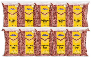 Rani Red Kidney Beans, Light 64oz (4lbs) 1.81kg ~ Pack of 10~640oz (40lbs) 18.14kg Total ~ All Natural | Vegan | Gluten Friendly