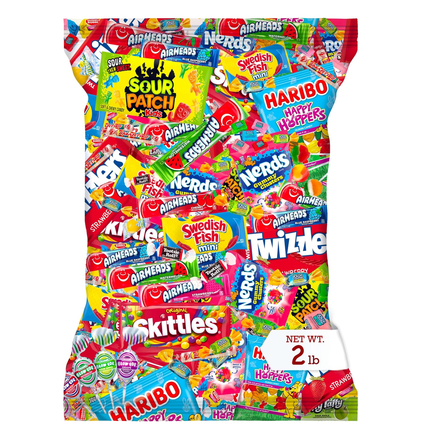 Bulk Candy Variety Pack - 2 lb Candy - Candy Bulk Individually Wrapped Candy- Halloween Candies - Trick Or Treat Candies - Piata