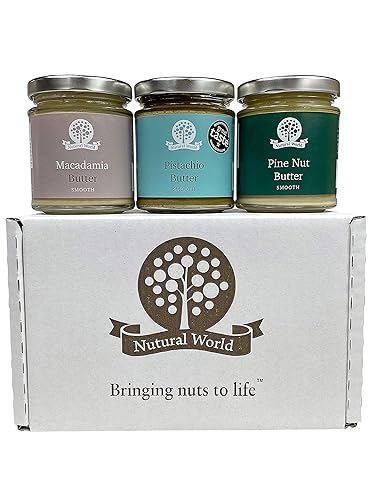 Nutural World - Nut Butter Collection Smooth (Set Of 3) - 18 Oz (510G)