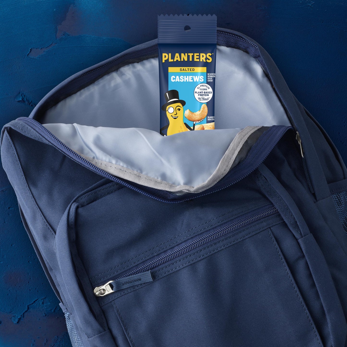 Planters Cashews Salted, Plant-Based Protein, Individually Packed Snacks, Quick Snack For Adults, After School Snack, Roasted Ca