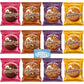 Grandma's Cookies, Variety Pack, (Pack of 12) Bundled by SUPERDEALS, 2.50 Oz Bag, with Mystery Gift 3 Chocolate Chip, 3 Chocolat