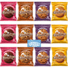 Grandma's Cookies, Variety Pack, (Pack of 12) Bundled by SUPERDEALS, 2.50 Oz Bag, with Mystery Gift 3 Chocolate Chip, 3 Chocolat
