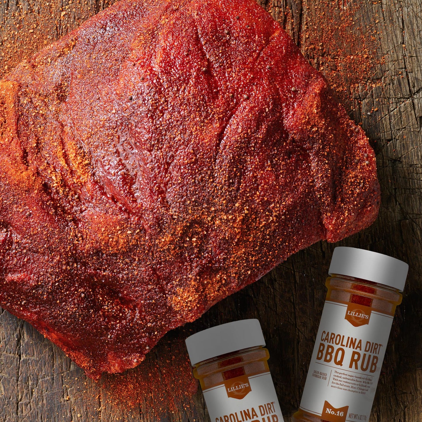 Lillies Q - Carolina Dirt Bbq Rub, Sugar-Based Bbq Rub, Traditional Carolina Barbeque Rub, Sweetened Blend Of Southern Spices, P