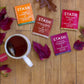 Stash Tea Decaf Pumpkin Spice Black Tea - Decaf  Non-GMO Project Verified enhanced Tea with No Artificial Ingredients  18 Count (Pack of 6) - 108 Bags Total