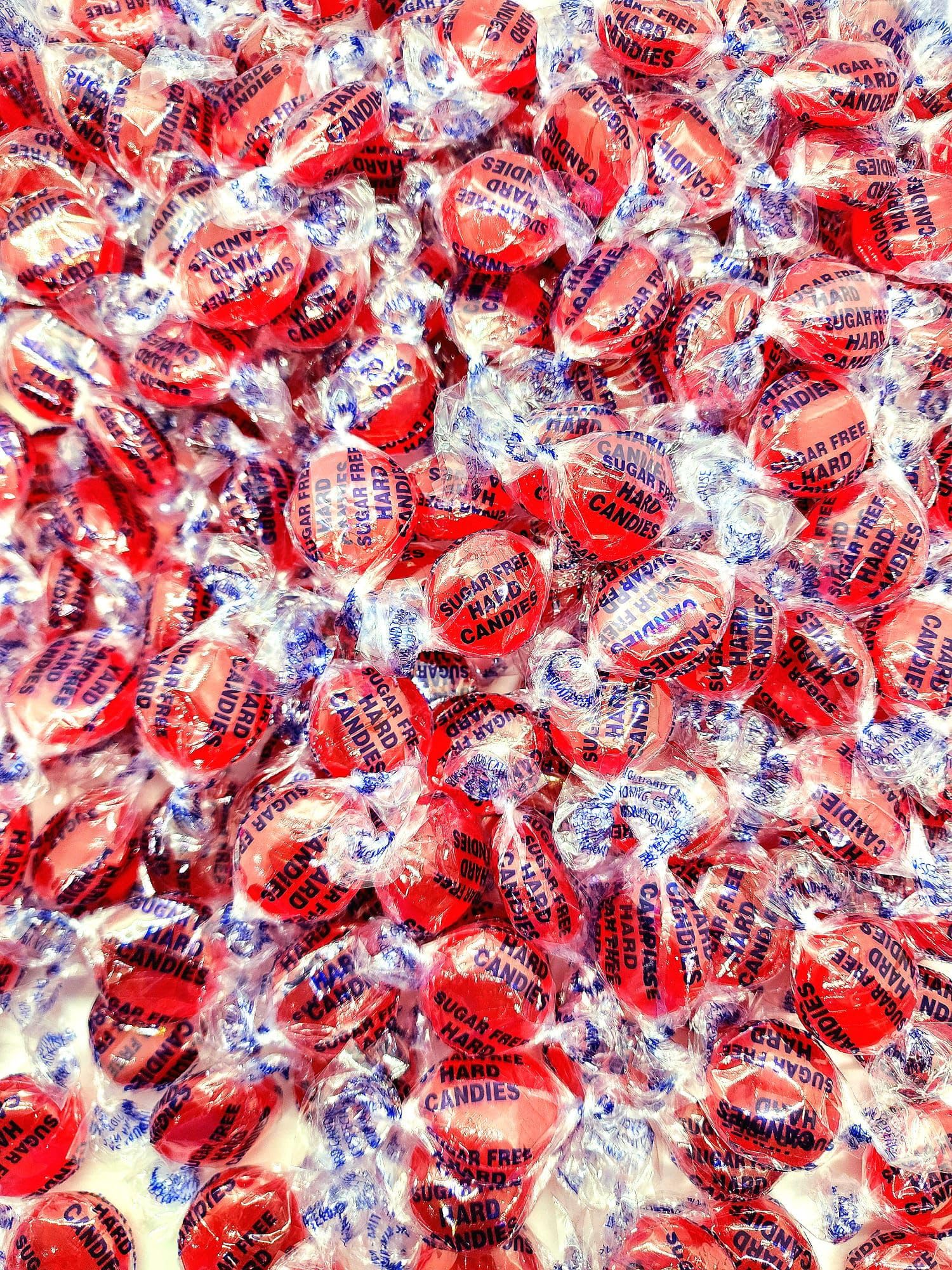 Sugar Free Cinnamon Hard Candy - 1 lb Rich & Fiery Bulk Candy Individually Wrapped Cinnamon Discs - Gluten Free, Vegan, Keto Fri