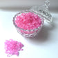 Sweetglob Old Fashioned Medium Rock Sugar Candy Gems, Lump Sugar Rock Crystals (1 Pound, Pink Cherry)