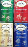 Twinings Of London Holiday Variety Tea Bag Pack, Peppermint Cheer, Holiday Berry, Christmas Tea, Winter Spice, 20 Count (Pack Of
