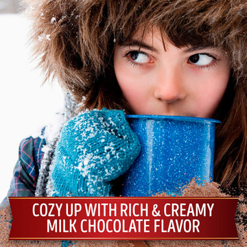 Swiss Miss Milk Chocolate Flavor Hot Cocoa Mix Canister, 45.68 Oz. (Pack Of 6)