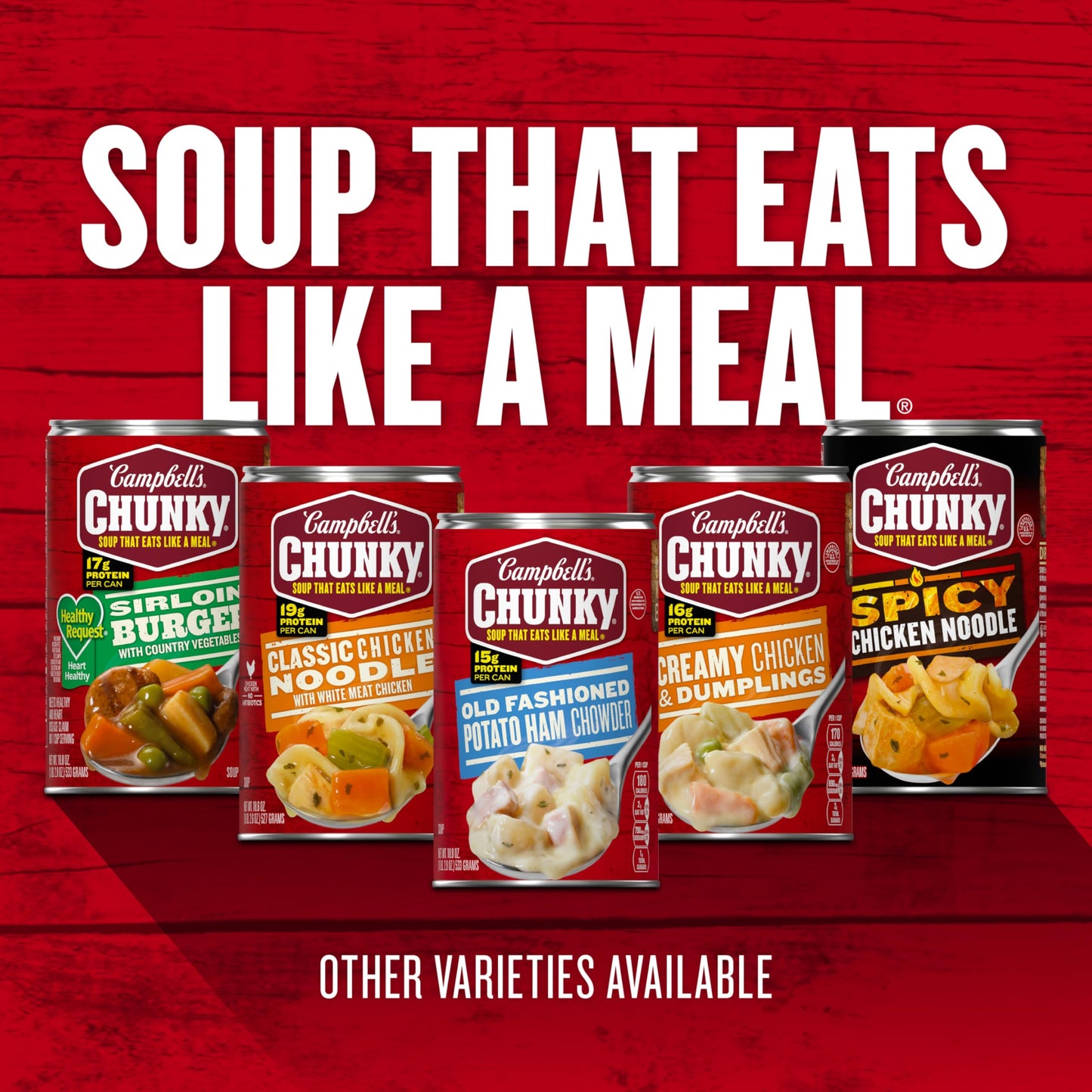 Campbell's Chunky Soup, Creamy Chicken Noodle Soup, 18.8 Oz Can