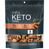 Ratio Trio Toasted Almond Granola Cereal, Keto Friendly, 1g Sugar, 8 oz Resealable Bag