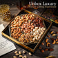 Empire Delights Gourmet Nut Mix Gift Basket - 7 Section Snack Box for Holidays and Special Occasions