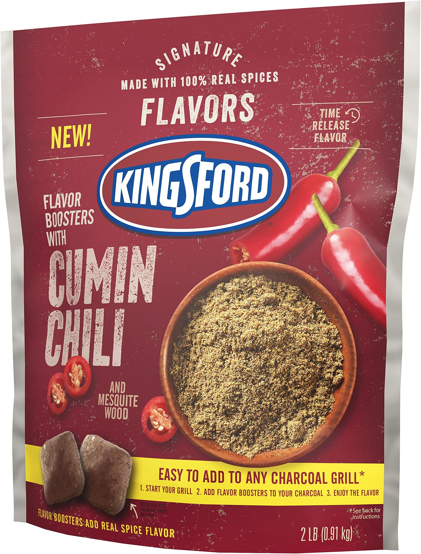 Kingsford Flavor Boosters With Cumin And Chili, 2 Pounds (Packaging May Vary)