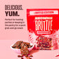 Brownie Brittle – Chocolate Chip Peppermint Thin And Crispy Sweet Snacks (Pack Of 3, 4 Oz), Rich Gourmet Brownie Bites Dessert