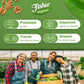 Fisher Organic Walnut Halves & Pieces 16 oz  USDA Certified Organic Nuts  Unsalted California Grown  Non-GMO  No Preservatives  Walnuts for Baking & Cooking  Healthy Snacks for mature-themeds  Resealable Bag