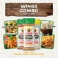 Wings Combo Pack Of 3, Herbs, Spices, Topper And Seasoning Gift Set - Everything Spicy, Lemon & Garlic, And Ranch - Enhanced All Natural & Healthy Spice Blend - Flavor God Seasonings