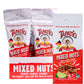 Straight Up Nuts Tapatio Spicy Mixed Nuts, Peanuts, Cashews, Almonds, 2.5 Oz Bags, Pack of 12