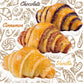 Bakery Fresh Croissants | Traditional Rugelach Pastries in Chocolate Cinnamon Roll & Vanilla Flavor | Approx 18 Rugelach Include