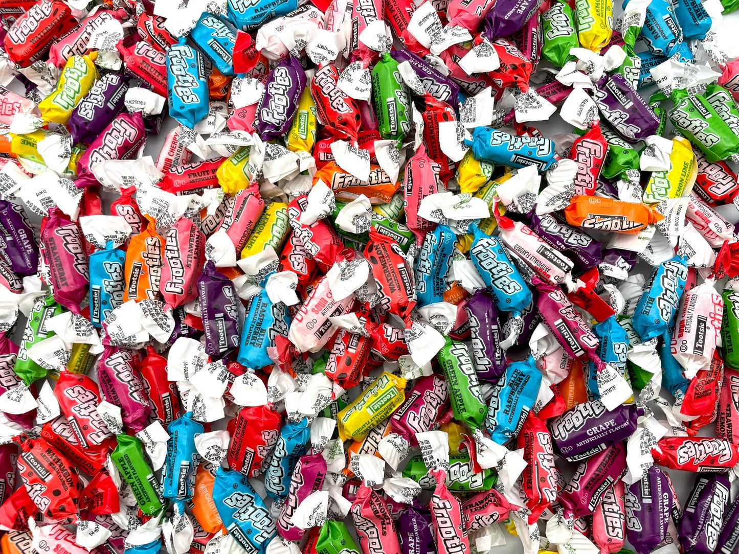 Taffy Candy 2 LB (10 Assorted Mix Flavors) - Rolls Bulk Bag, Individually Wrapped, Fruit Chews, Peanut and Gluten Free, Chewy Ca