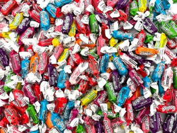 Taffy Candy 2 LB (10 Assorted Mix Flavors) - Rolls Bulk Bag, Individually Wrapped, Fruit Chews, Peanut and Gluten Free, Chewy Ca