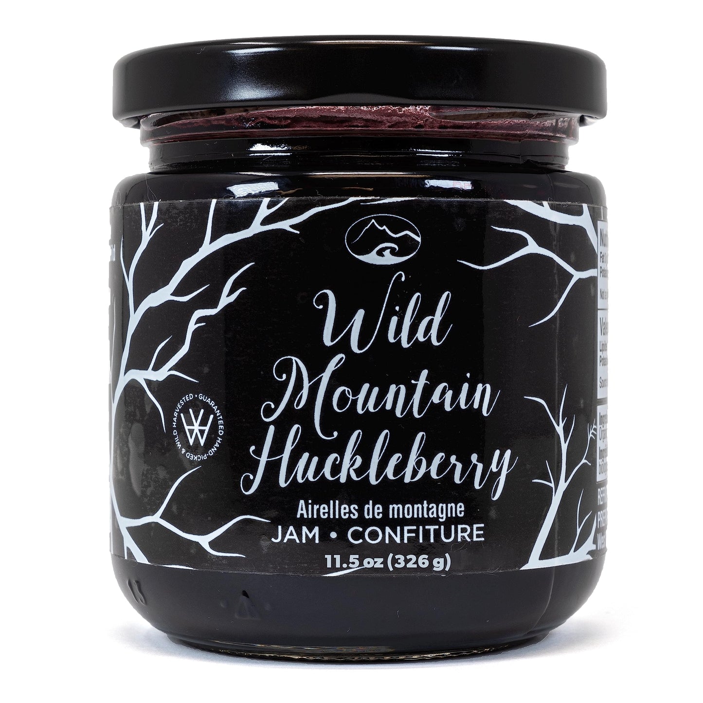 West Coast Wild Foods Wild Huckleberry Jam - 11.5 oz (326 g) - Local Flavor