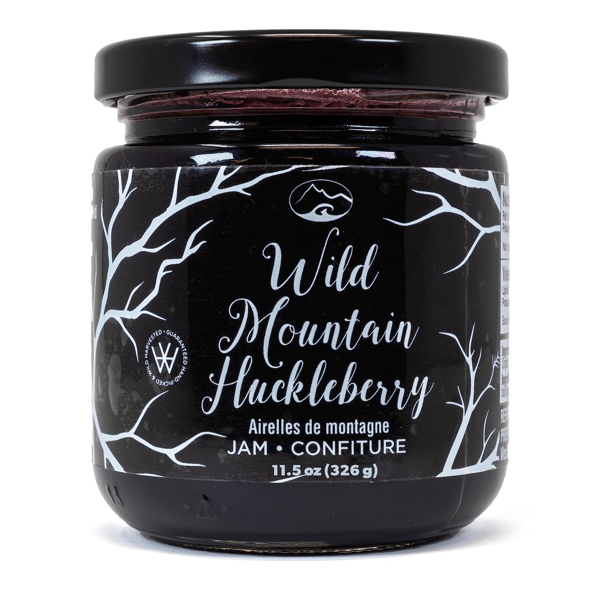 West Coast Wild Foods Wild Huckleberry Jam - 11.5 oz (326 g) - Local Flavor