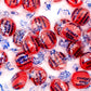 Dm Sweets Sugar Free Cinnamon Candy Buttons - 1 Lb Of Individually Wrapped Hard Sucking Candy, Red
