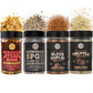 Steakhouse Collection Enhanced Seasonings – Black Garlic, Truffle, Steak King & Spg Bbq Rubs | Pack Of 4 | Gourmet Grill Gift | 100% Natural Flavor Boost