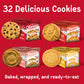 Classic Cookie, Soft Baked Cookie, Variety Pack With 3Oz. Chocolate Chip, Peanut Butter, Sugar Cookie, And Snickerdoodle, 32 Coo
