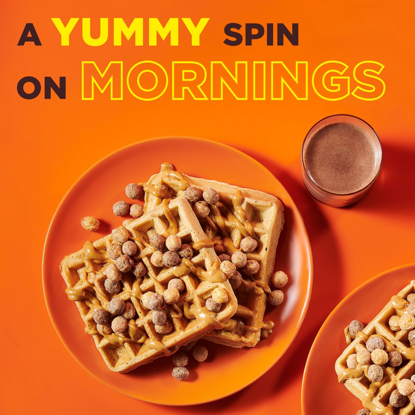 REESES PUFFS Chocolatey Peanut Butter Cereal, Kids Breakfast Cereal, Mega Size, 29 oz