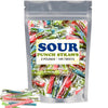 Sour Punch Straws - Sour Candy Bulk candy individually wrapped Assorted Flavors 3'' Sours Punch Twists Zesty & Tangy Delight - 2