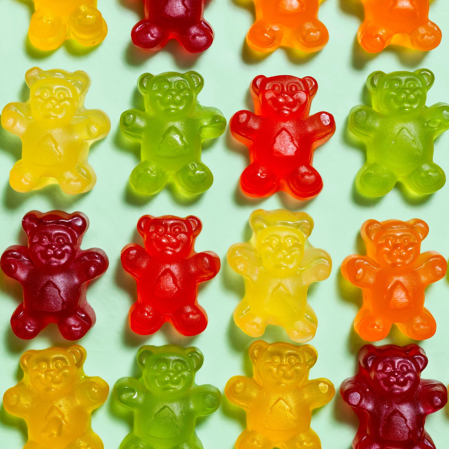 Black Forest Gummy Bears Candy, Made with Real Fruit Juice, 3oz Pouches, Pack of 12