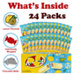 Partypom Lemon Crisp Kit Kat Bars - Limited Edition Lemon Flavored, Bulk 24 Count, 1.5 oz, Individually Wrapped Candy
