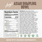 Amys Frozen Bowls, Asian Dumplings In a Savory Hoisin Sauce, Vegan, 8.5 oz.