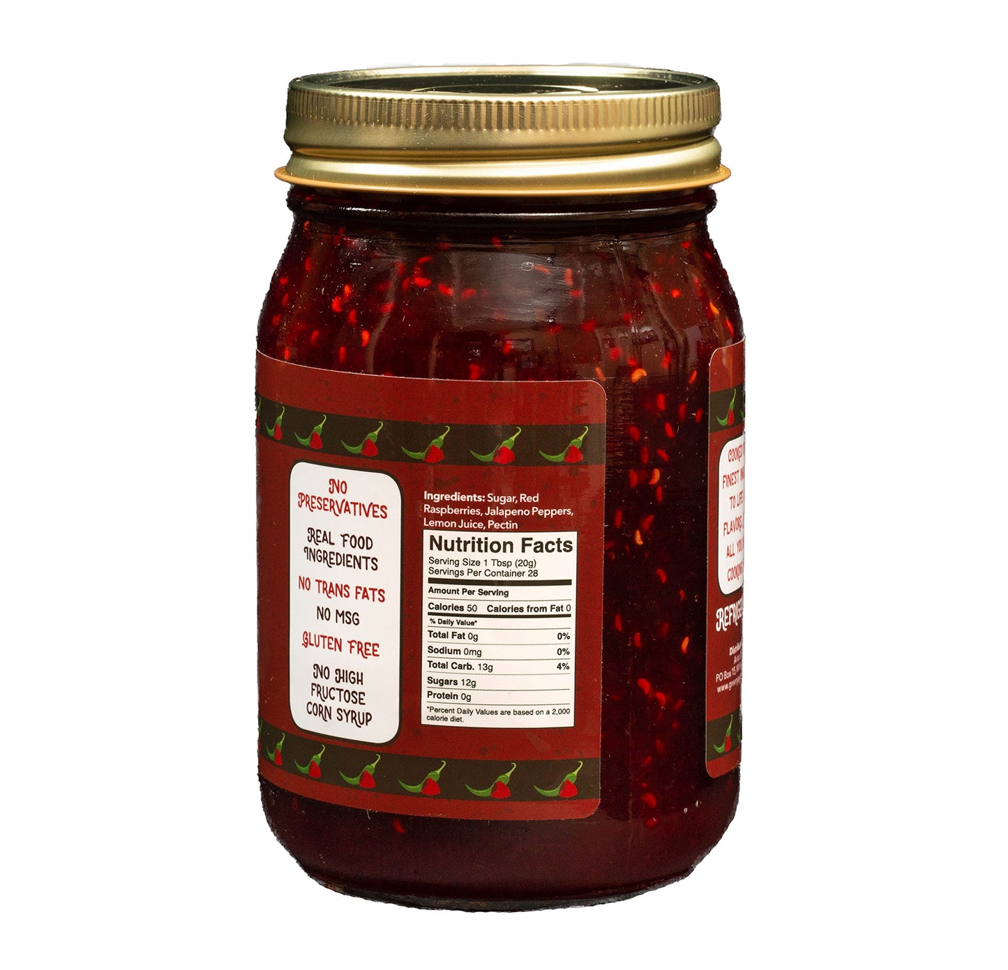 Green Jay Gourmet Spicy Jam Variety Pack - All-Natural Raspberry Jalapeno Jam, Strawberry Jalapeno Jam, Blackberry Jalapeno Jam