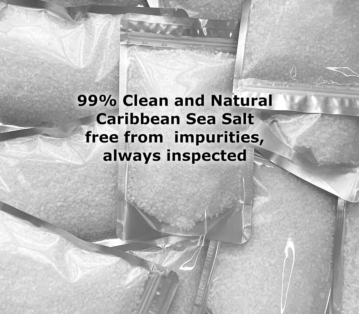 Real Sea Salt Extra Coarse For Grinder From The Caribbean, 16 Oz, 1 Pound, Extra Clean, 100% Organic And Natural, Salt For Grind